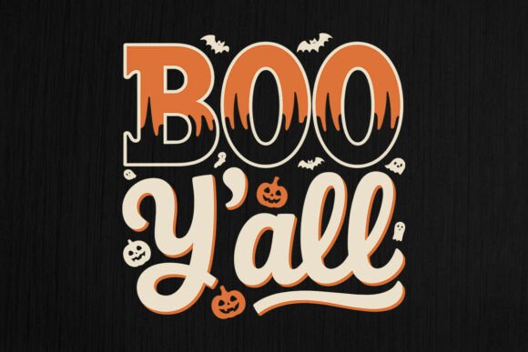 Boo Y’all Svg: A Spooky Yet Stylish Embroidery Design