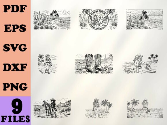 Coastal Cowgirl Western Summer SVG Review for Real Projects