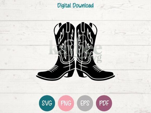 Cowboy Boots SVG PNG EPS PDF Design Review for Real Projects