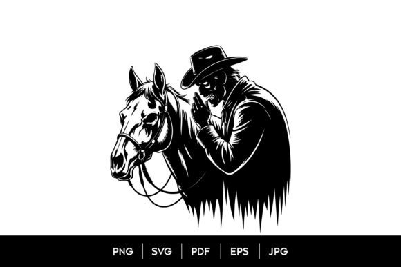 Ghost Cowboy Horse SVG Review for Real Embroidery Projects