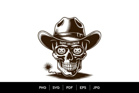 Halloween Cowboy Skull SVG Review for Real Embroidery Projects