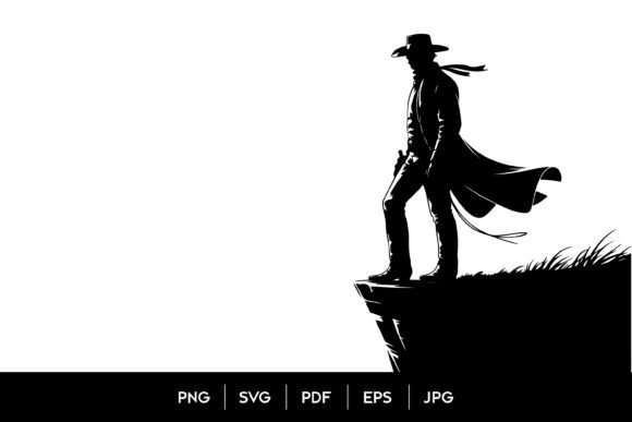 Lone Cowboy Cliff SVG Review: A Wild West Silhouette for Real Projects