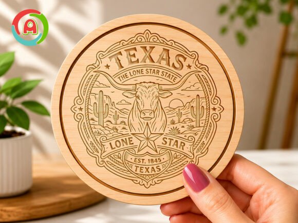 Review of Texas Lone Star Bull Western Vintage SVG