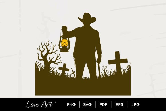 Spooky Cowboy Lantern Graveyard SVG Review for Real Projects