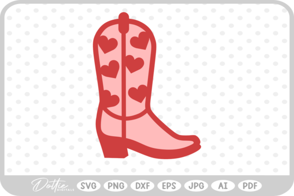 Valentines Day Cowboy Boot SVG PNG DXF: A Practical Embroidery Design Review