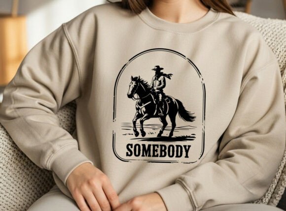Western Rider SVG: A Bold Silhouette for Real Embroidery Projects