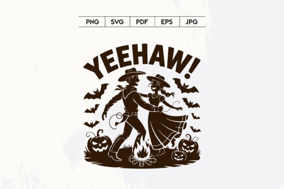 Yeehaw Halloween Cowboy Dance SVG Review